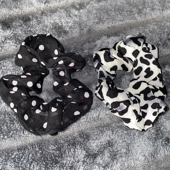 NWOT 18 Multicolored Satin Scrunchies - Picture 8 of 10